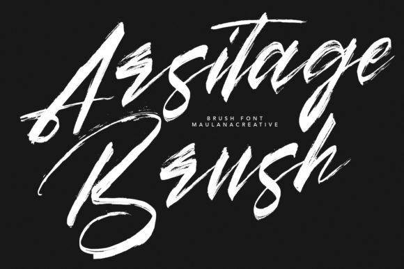 Arsitage Brush: A Flowing Font for Business Branding