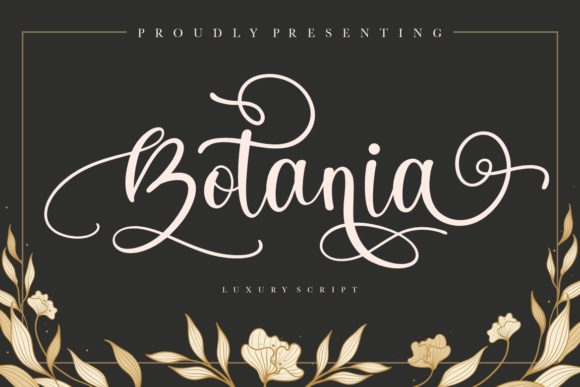 Botania: Elegant Handwritten Font