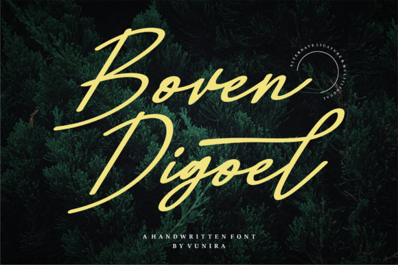 Boven Digoel: A Font for Business Style