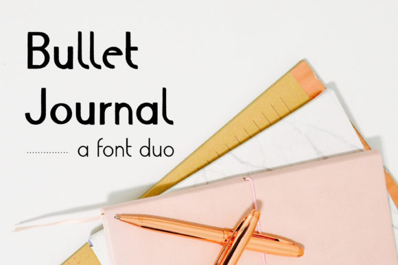 Bullet Journal: A Sweet Handwritten Font