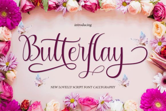 Butterflay: Elegant Handwritten Font