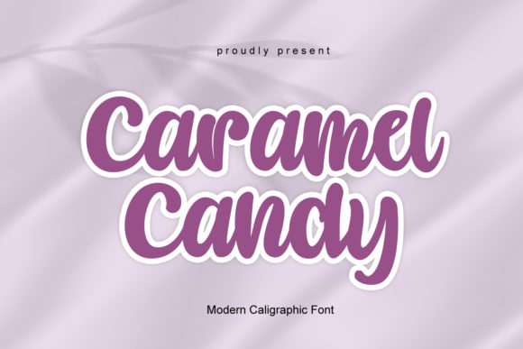 Caramel Candy Font: Elegant Script for Editorial Design