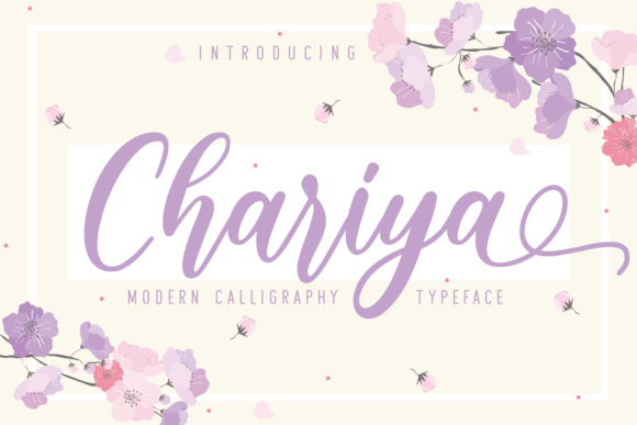 Chariya: Elegant Handwritten Font