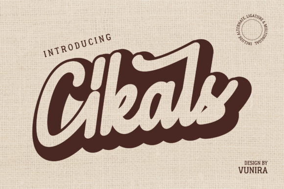 Cikals: A Handwritten Font for Business