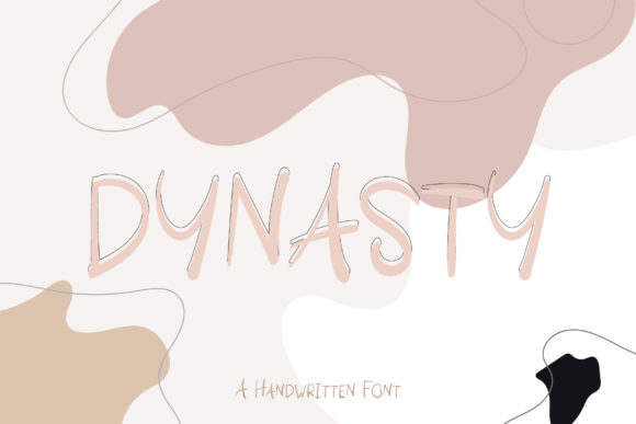 Dynasty Font: A Friendly Handwritten Typeface