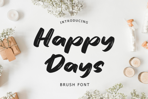 Happy Days Font for Web Design