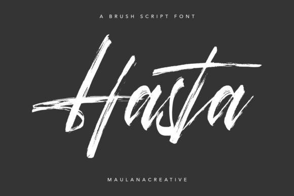 Hasta: A Handwritten Font That Delights