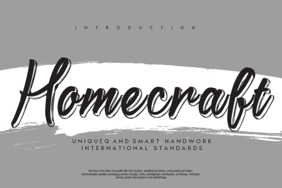 Homecraft: A Font That Elevates Your Brand