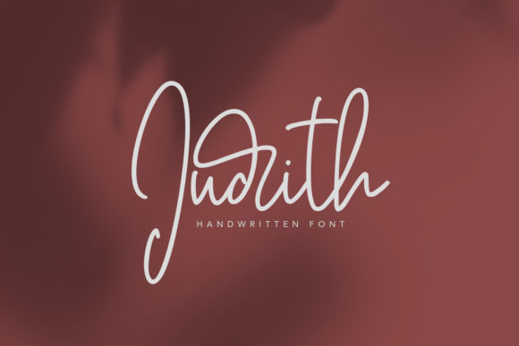 Judith: A Classy Handwritten Font