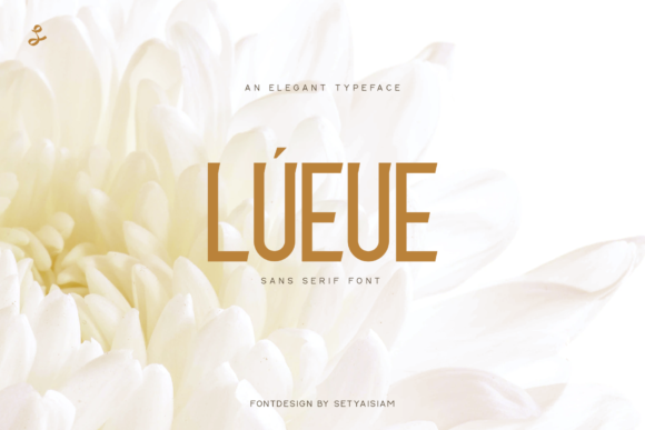 Lueue: A Handwritten Font for Elegant Design