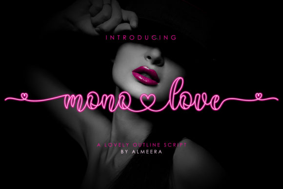 Monolove: A Flowing Script Font for Web Design