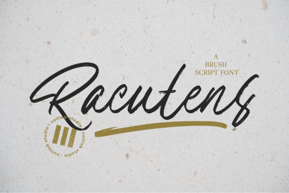 Racutens: A Flowing Script for Creative Branding
