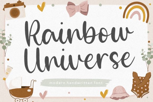 Rainbow Universe Font for Creative Campaigns