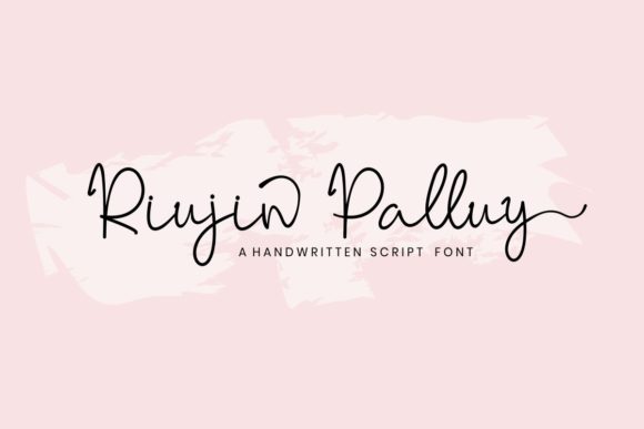 Riujin Palluy: A Handwritten Font for Creative Makers