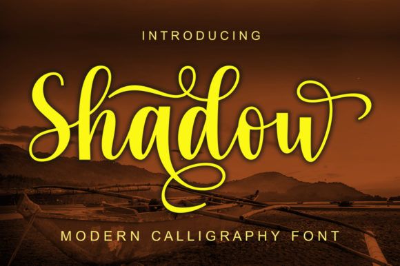 Shadow: A Flowing Script Font