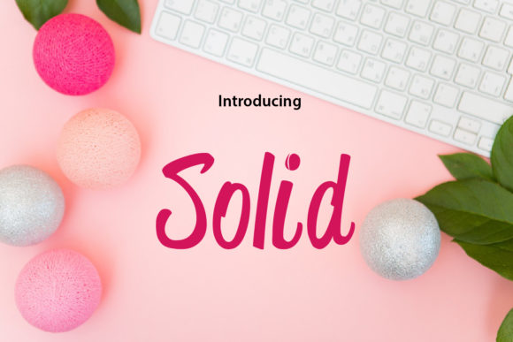 Solid Font for Business Branding