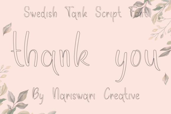 Swedish Tank: A Delicate Script for Creative Brands