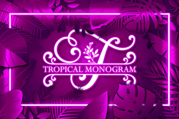 Tropical Monogram Font Review
