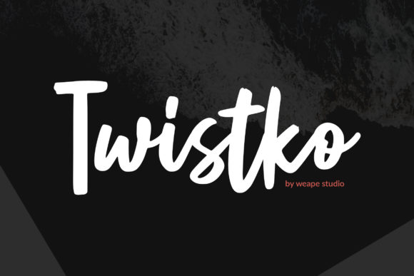 Twistko: A Bold Handwritten Font