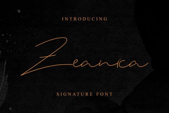 Zeanica: A Friendly Handwritten Font